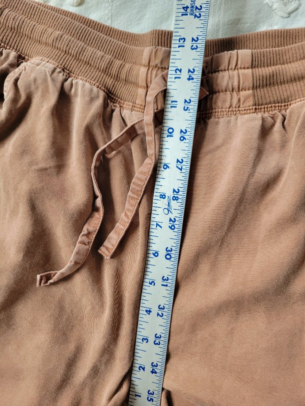 Aerie Easiest Cargo Jogger Pant Burnt Orange Lyocell Casual Chic Pull On Size L - Picture 7 of 9